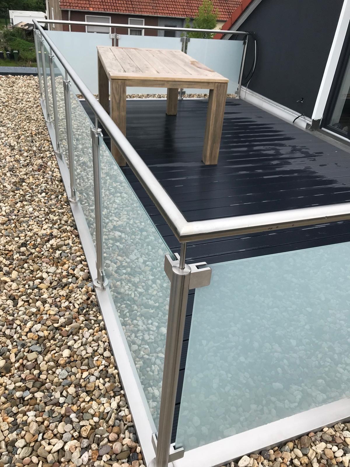 Terrassengeländer Glas