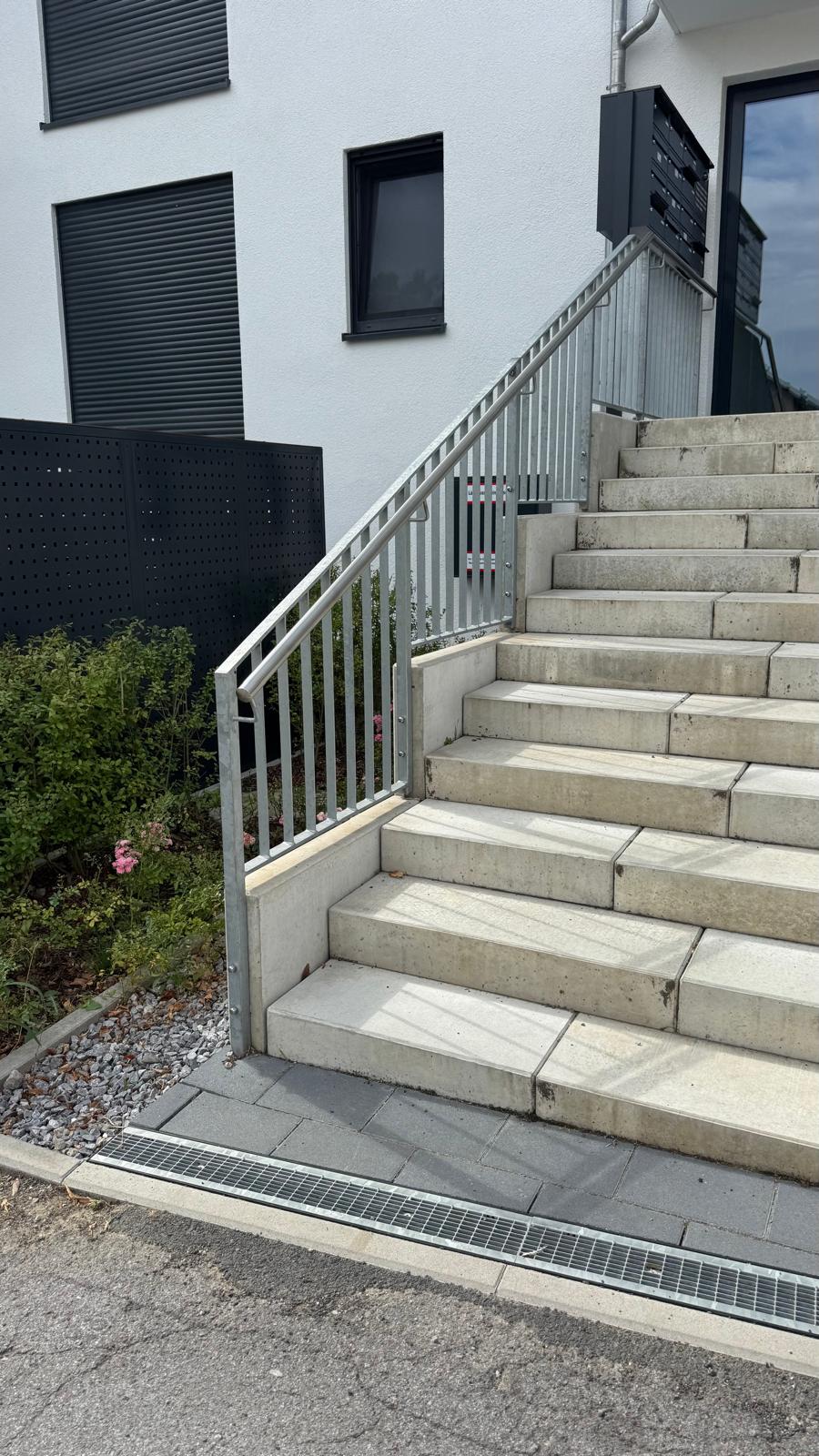 Aussentreppe Handlauf Verzinkt