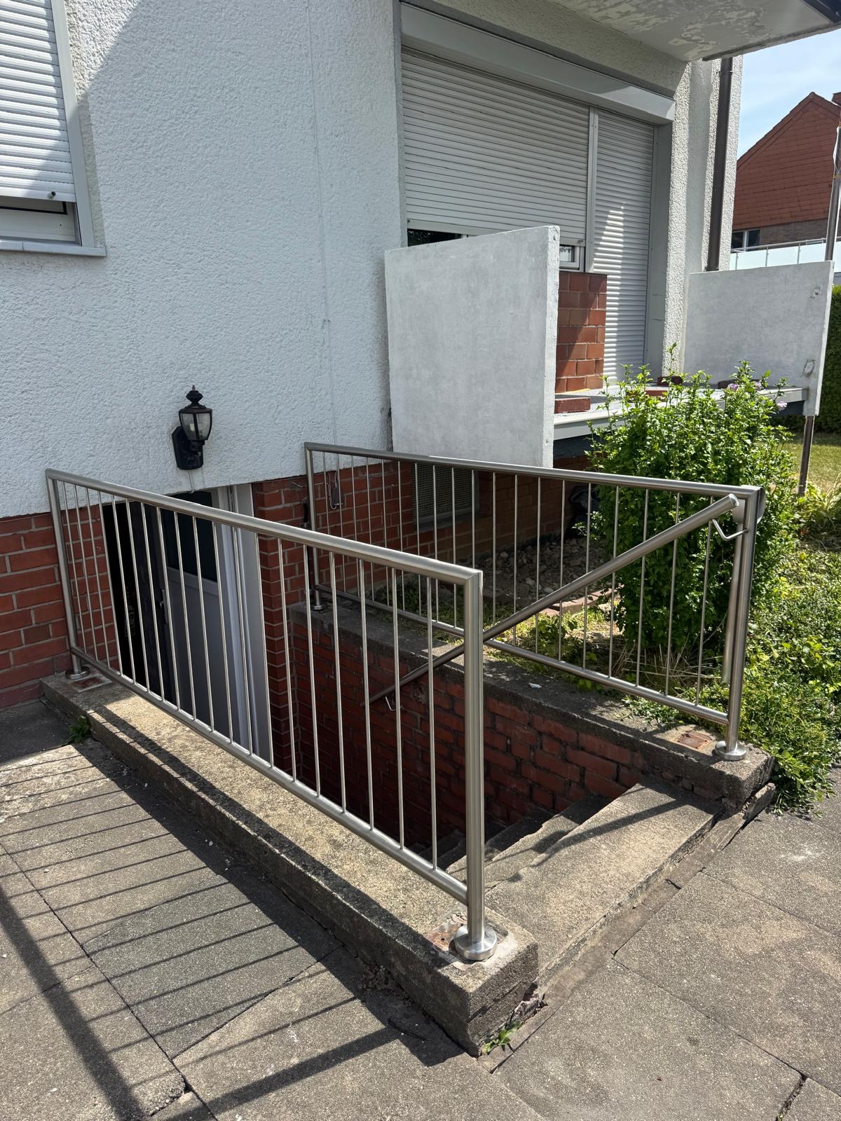 Absturzsicherung am Kellerschacht