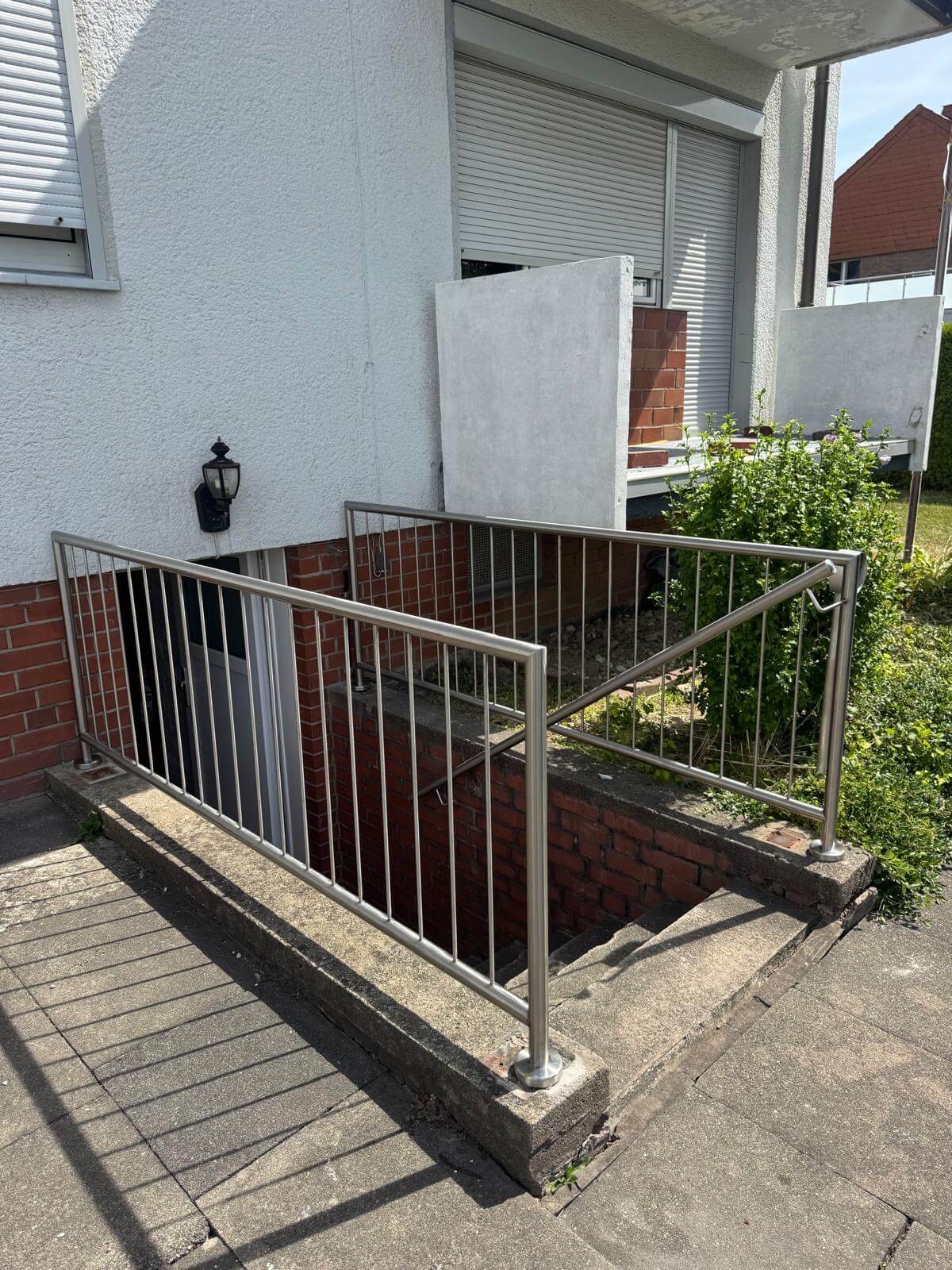 Absturzsicherung am Kellerschacht