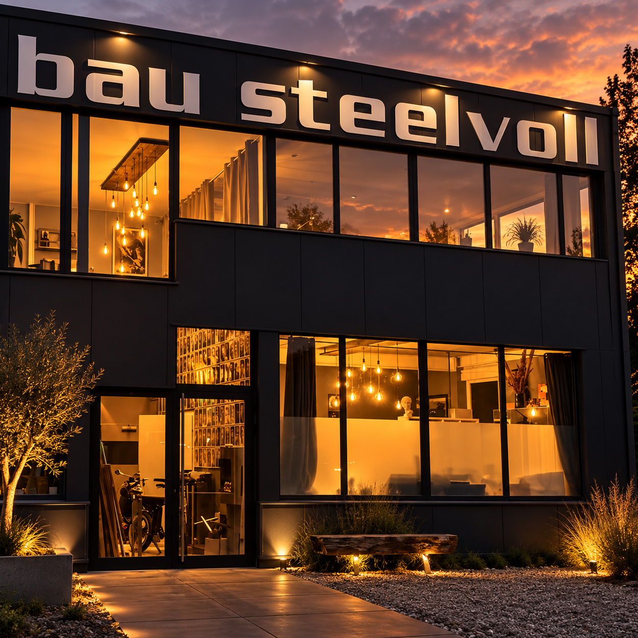 Werkstatt von Metallbau steelvoll